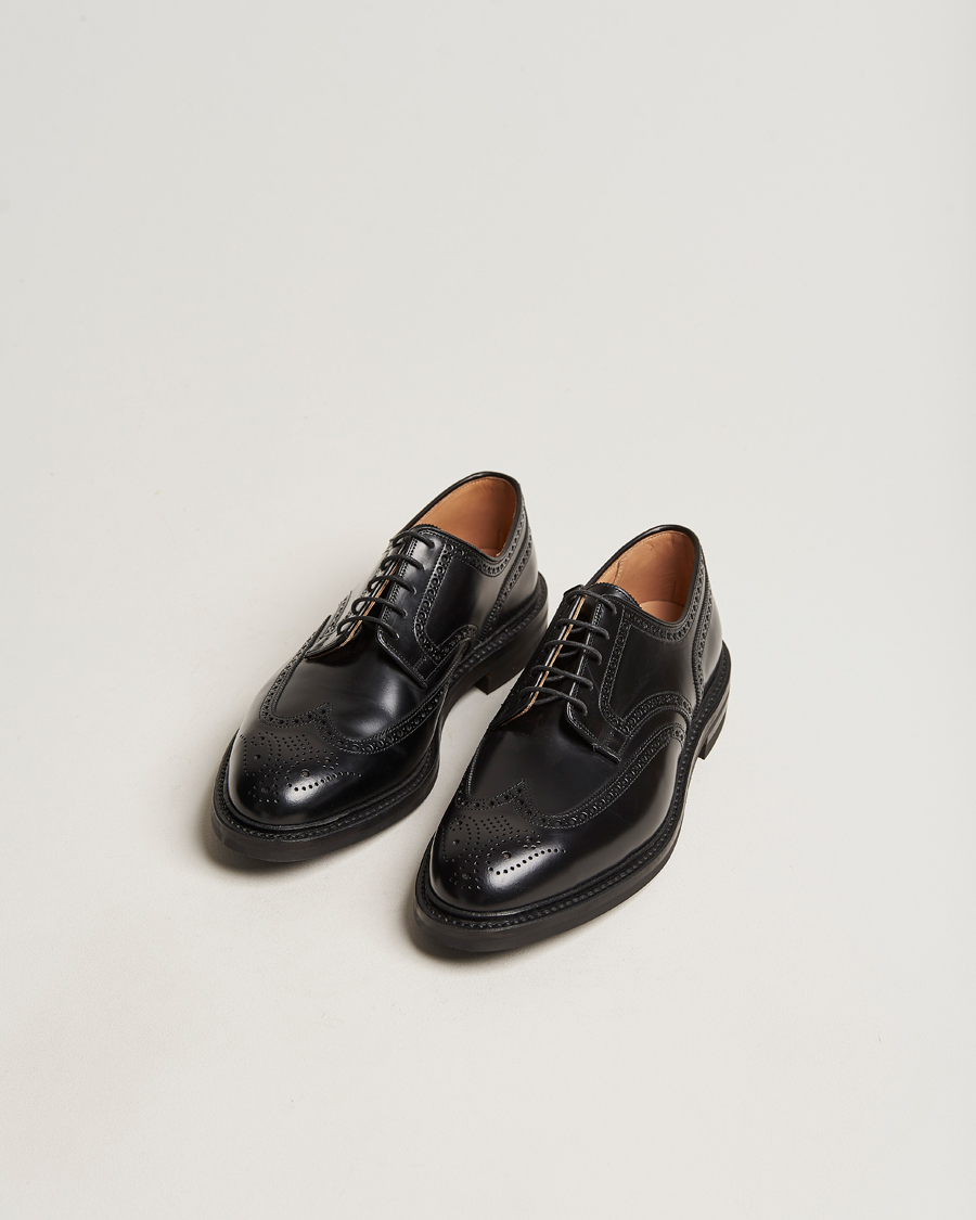 Heren | Handgemaakte schoenen | Crockett & Jones | Pembroke Derbys Black Calf