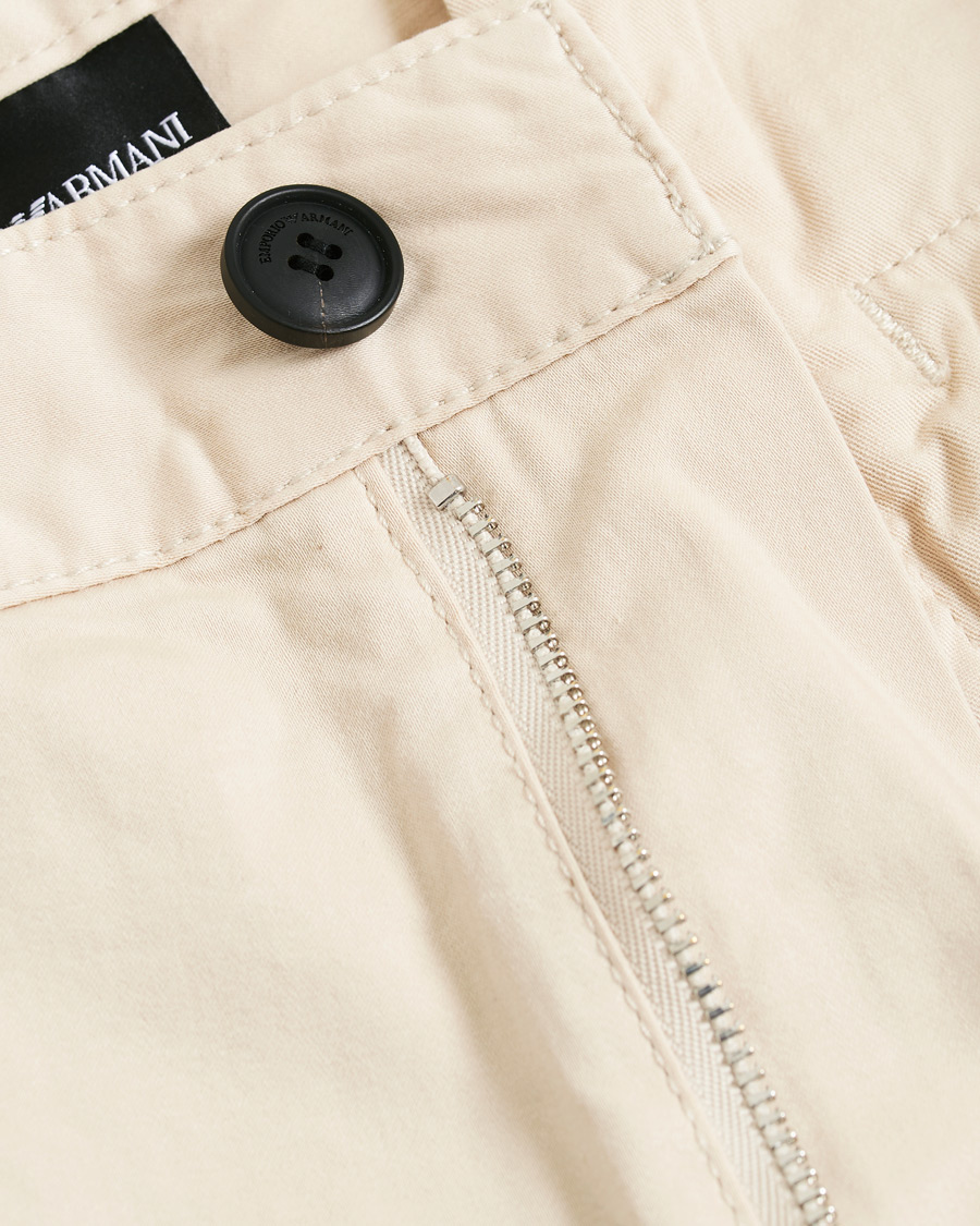 Heren | Korte broek | Emporio Armani | Chino Shorts Beige