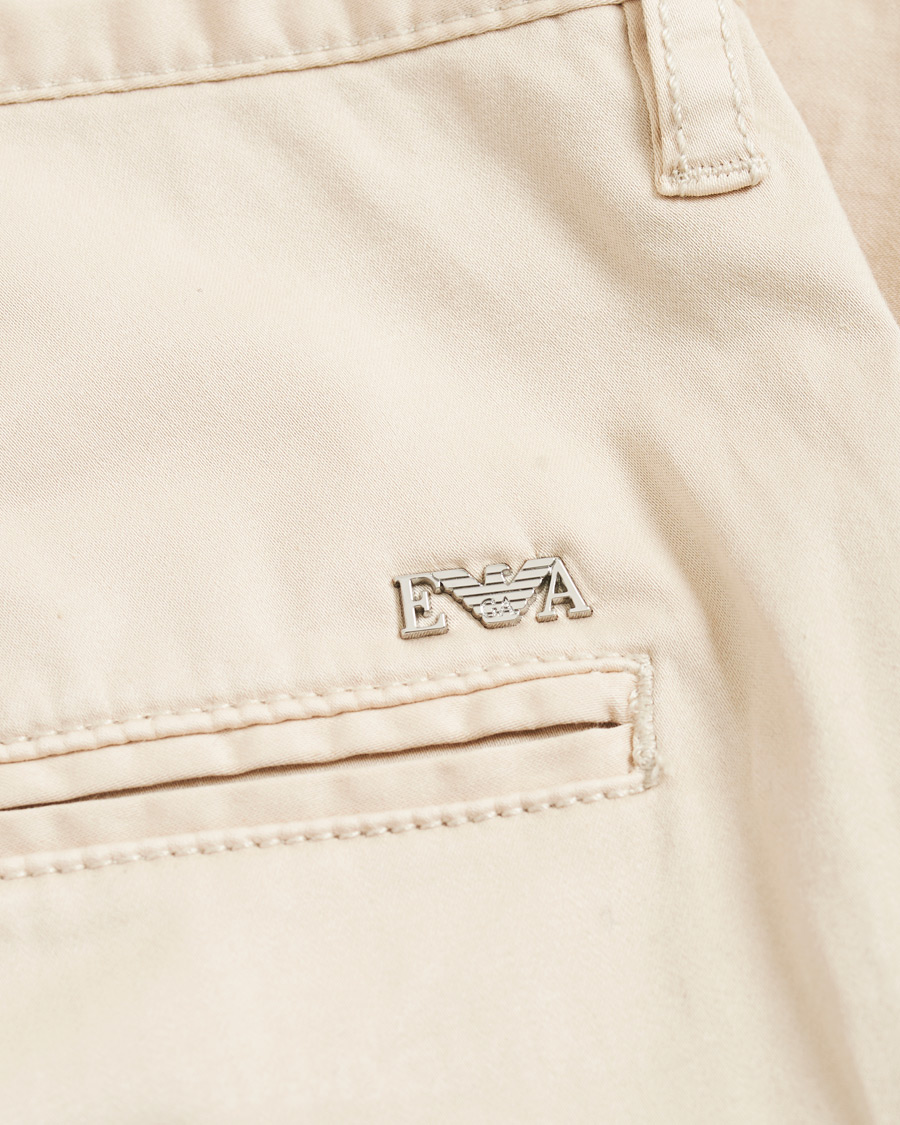 Heren | Korte broek | Emporio Armani | Chino Shorts Beige