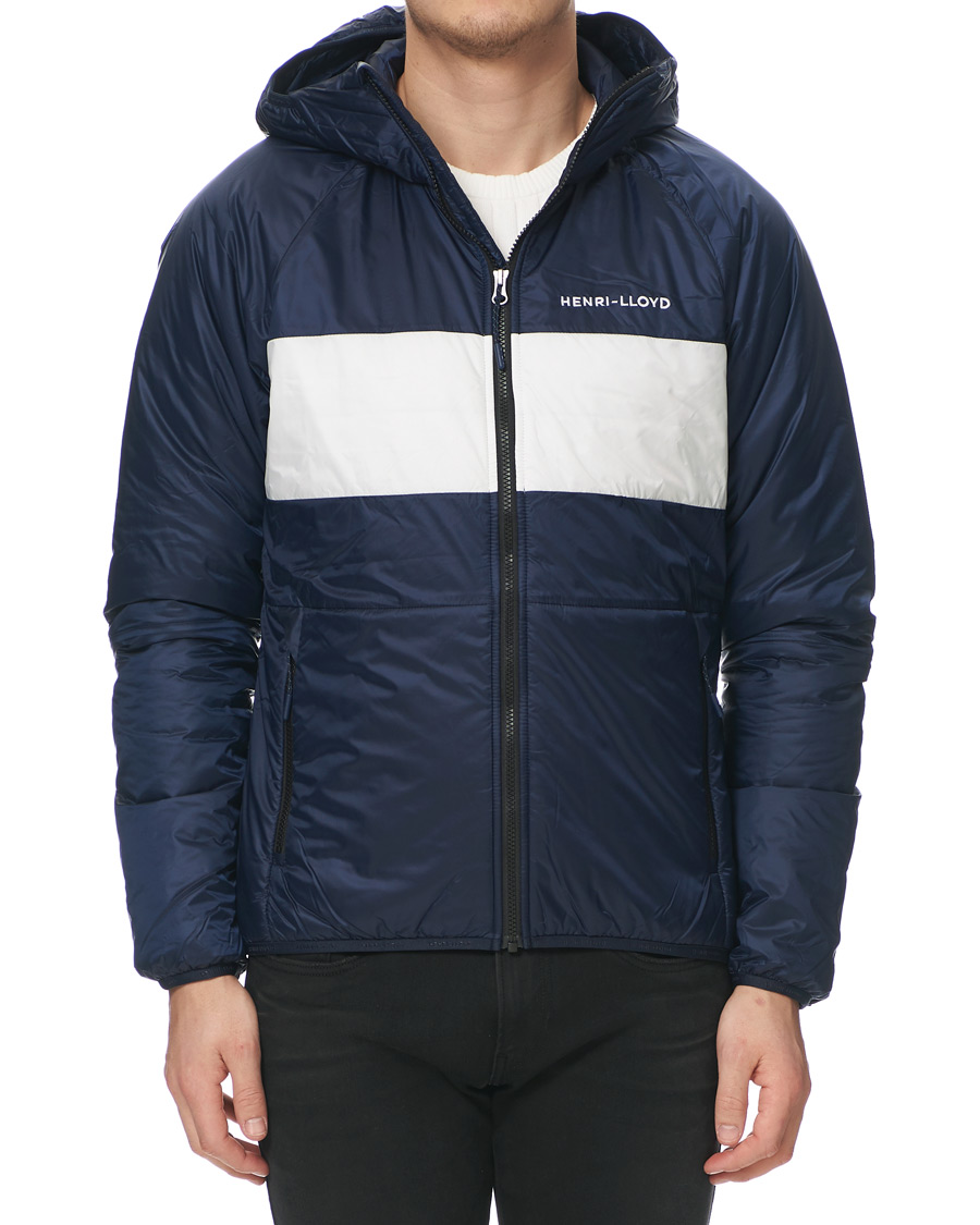 Heren | Jassen | Henri-Lloyd | Henri Lloyd Maverick Lightweight Liner Hooded Jacket Navy Block