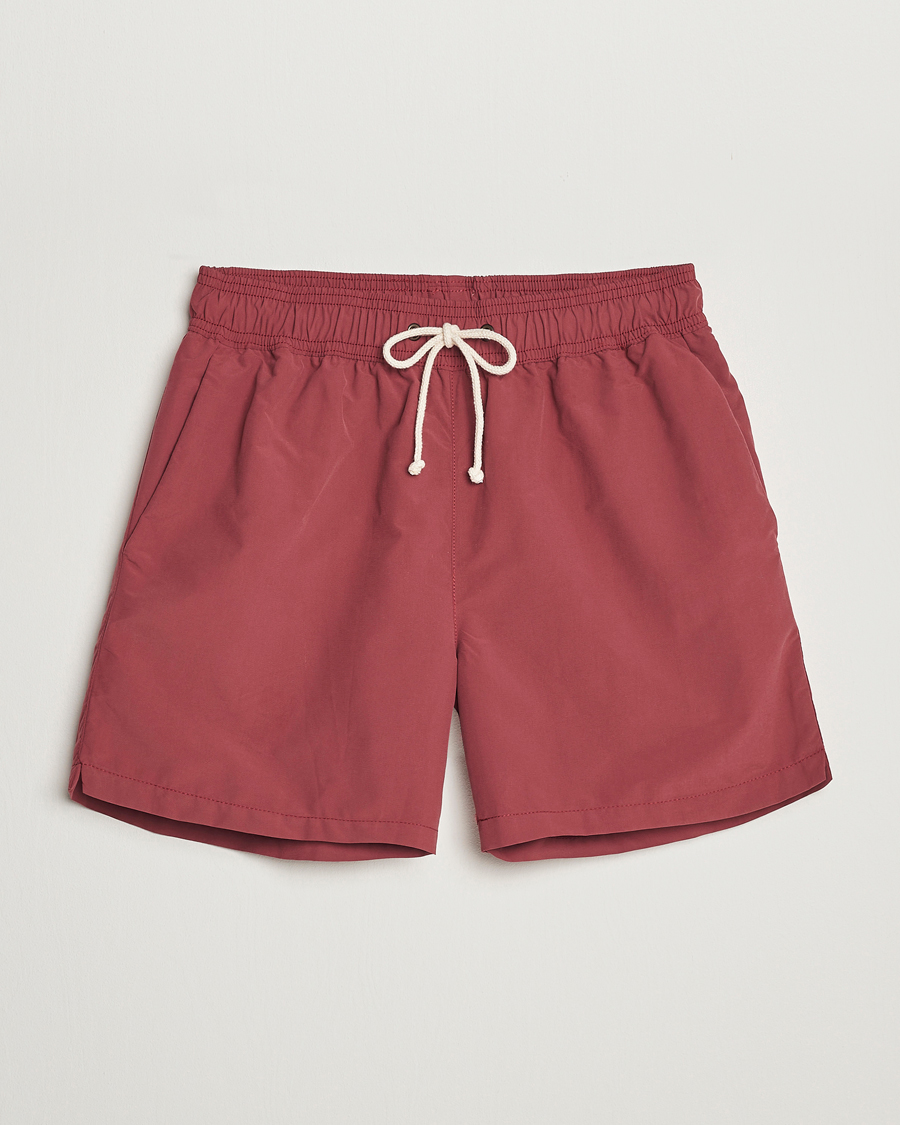 Heren | Zwembroek | Ripa Ripa | Plain Swimshorts Soft Red