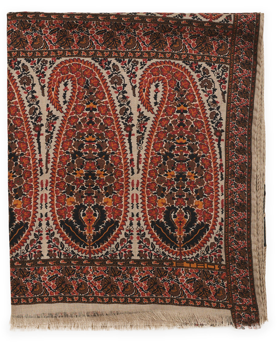 Heren | Etro Cashmere Blend Paisley Scarf Beige | Etro | Cashmere Blend Paisley Scarf Beige