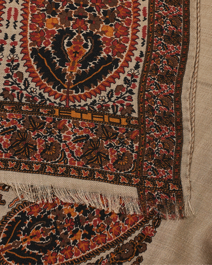Heren | Etro Cashmere Blend Paisley Scarf Beige | Etro | Cashmere Blend Paisley Scarf Beige