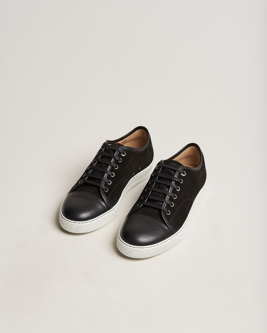 Heren | Lanvin | Lanvin | Nappa Cap Toe Sneaker Black