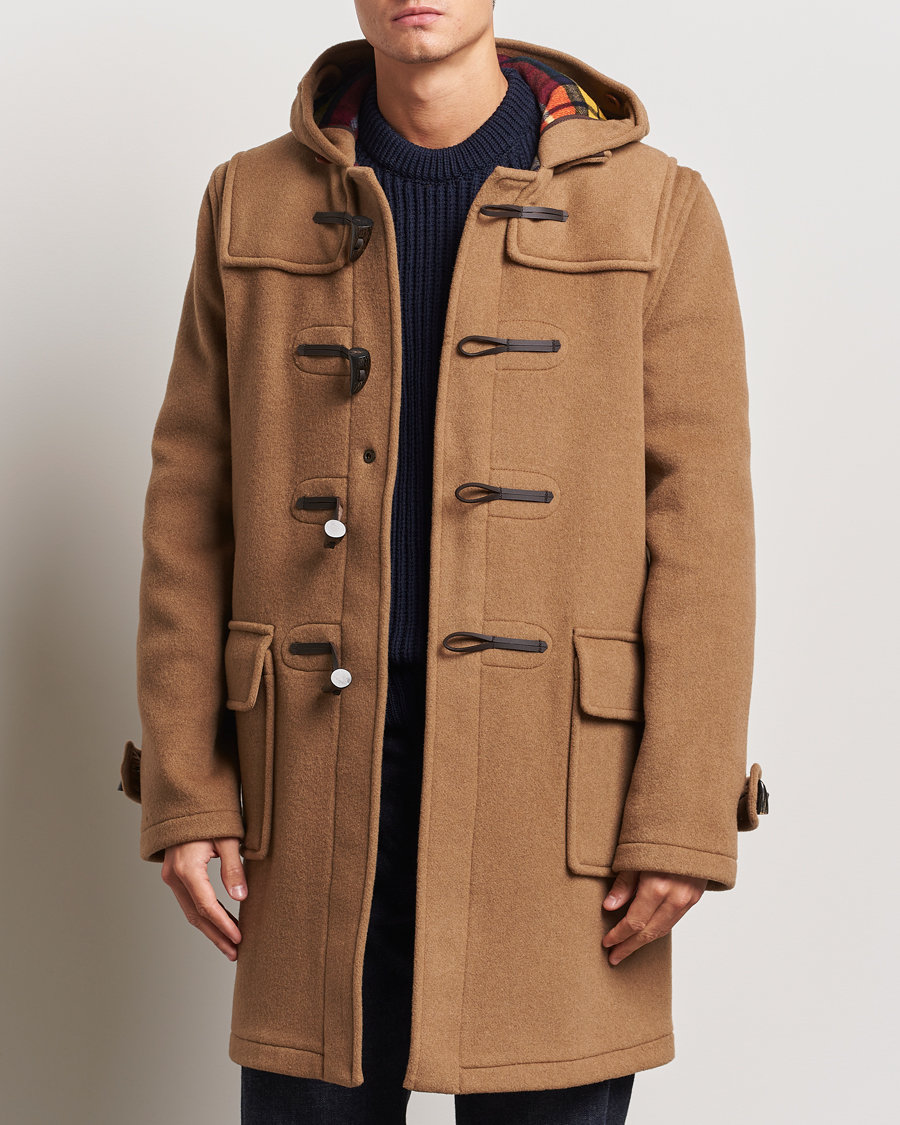 Heren |  | Gloverall | Morris Duffle Coat Camel/Buchanan