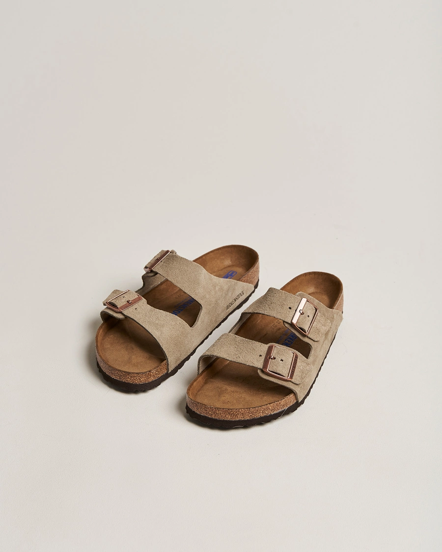 Heren |  | BIRKENSTOCK | Arizona Soft Footbed Taupe Suede