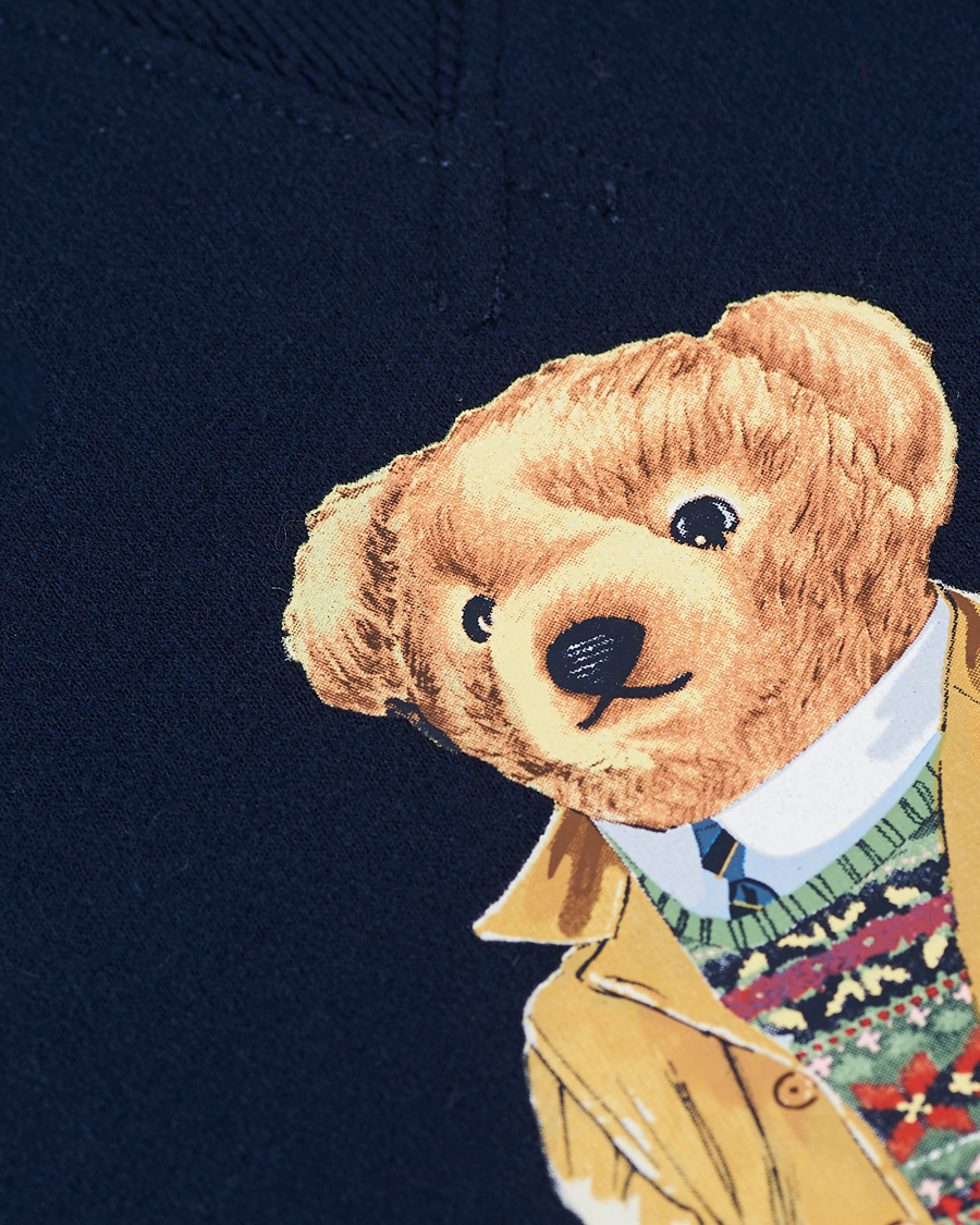 Heren | Truien | Polo Ralph Lauren | Printed Ivy Bear Fleece Sweatshirt Cruise Navy