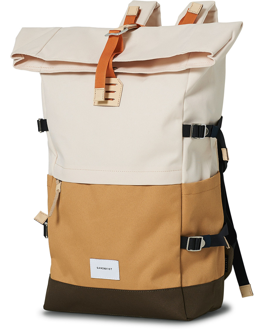 Heren | Sandqvist Bernt Cordura Eco Made Roll Top Backpack Multi | Sandqvist | Bernt Cordura Eco Made Roll Top Backpack Multi