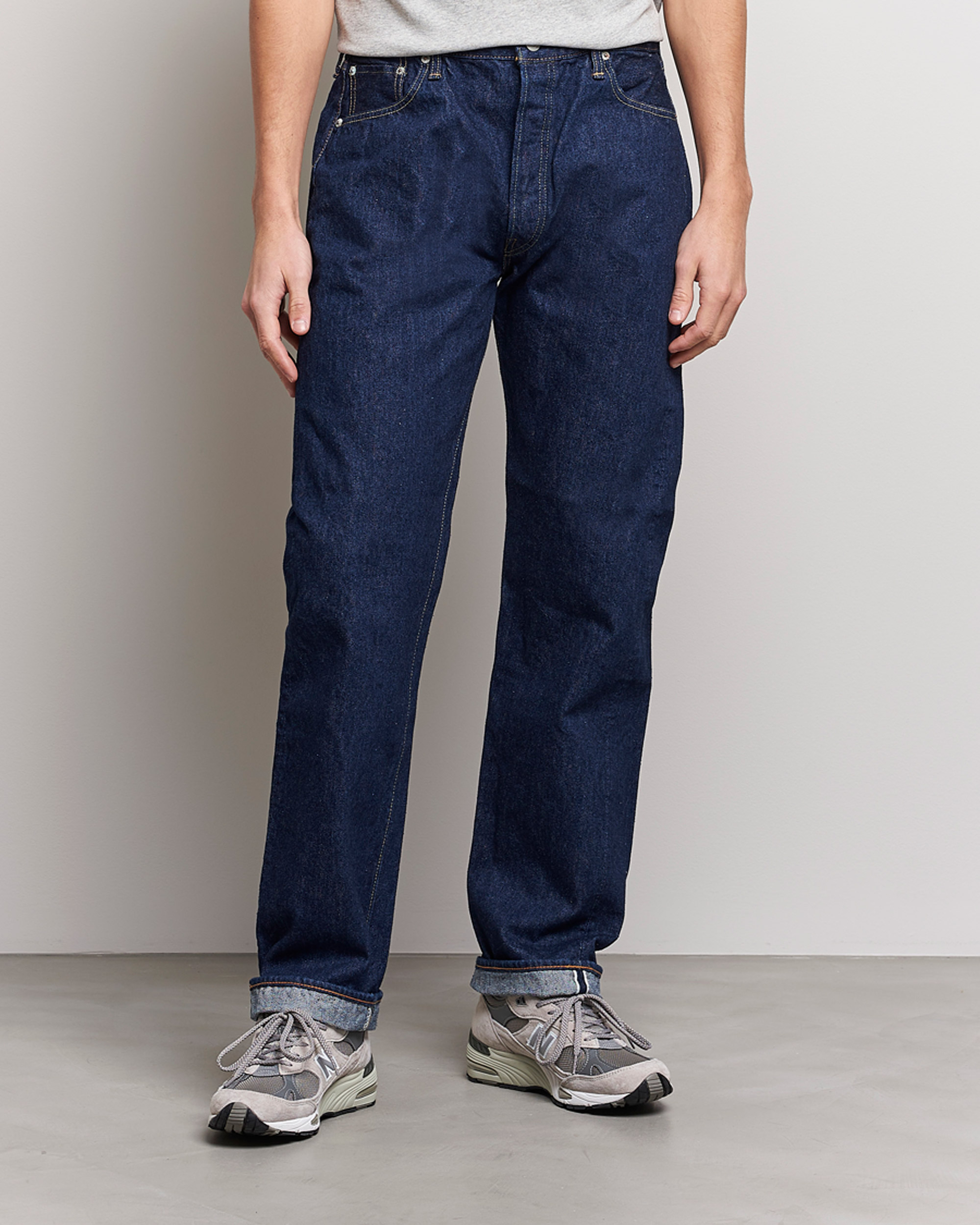 Heren |  | orSlow | Straight Fit 105 Selvedge Jeans One Wash