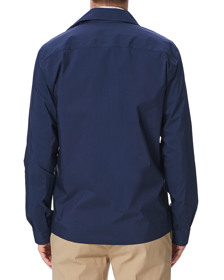 Heren | Overhemden | Eton | Cotton/Nylon Overshirt Navy
