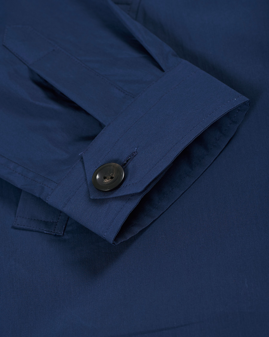 Heren | Overhemden | Eton | Cotton/Nylon Overshirt Navy