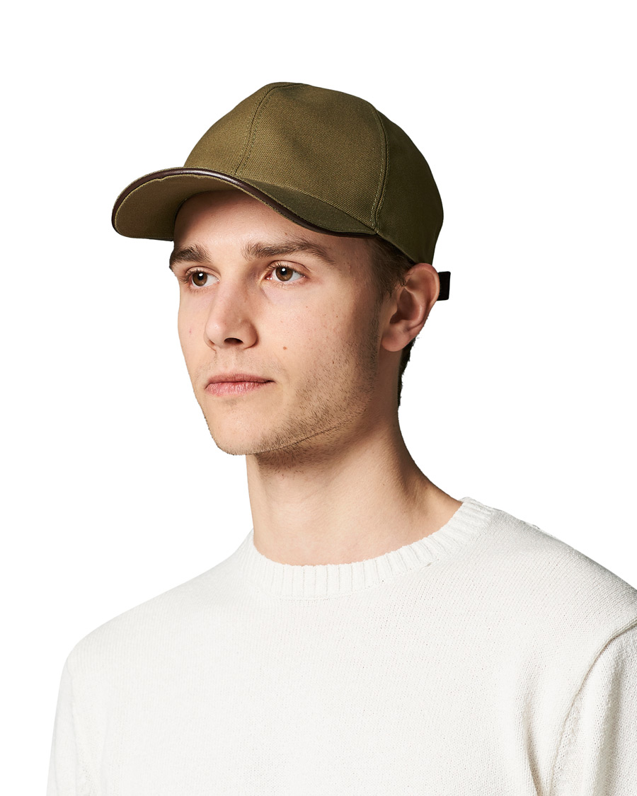 Heren | Eton Classic Cotton Cap Khaki | Eton | Classic Cotton Cap Khaki