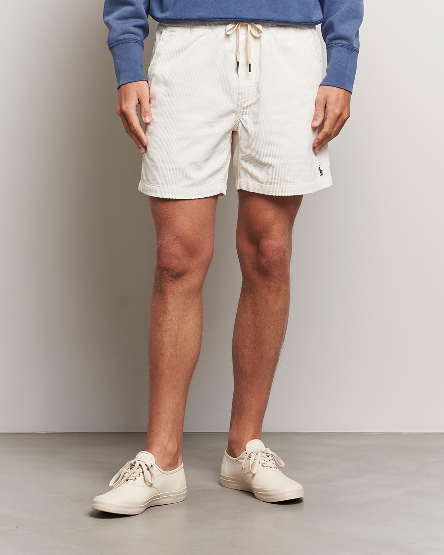 Heren | Korte broek | Polo Ralph Lauren | Prepster Corduroy Drawstring Shorts Warm White