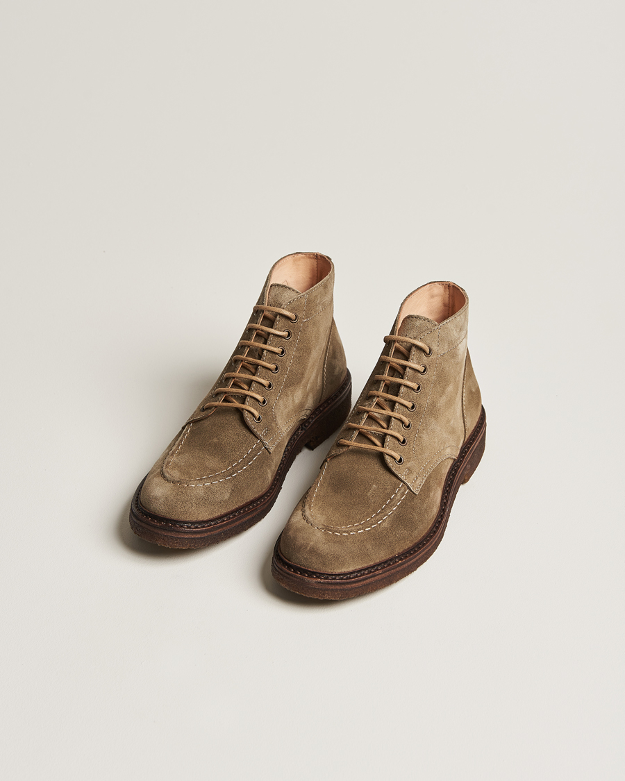 Astorflex Nuvoflex Lace Up Boot Stone Suede Man CareOfCarl.nl