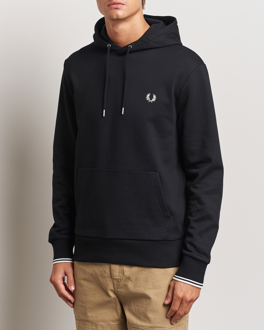 Heren |  | Fred Perry | Tipped Hoodie Black