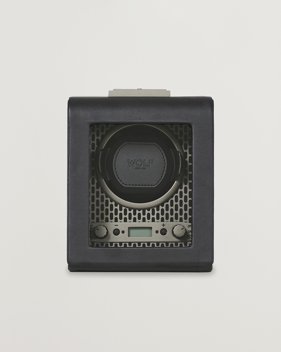 Heren | Horloge & juwelendozen | WOLF | Axis Single Winder Powder Coat