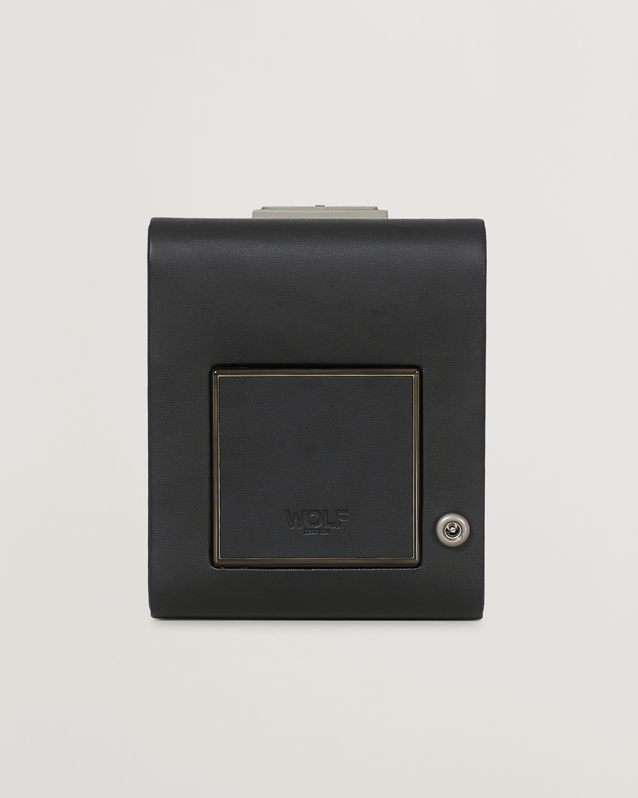 Heren | Horloge & juwelendozen | WOLF | Axis Single Winder Powder Coat