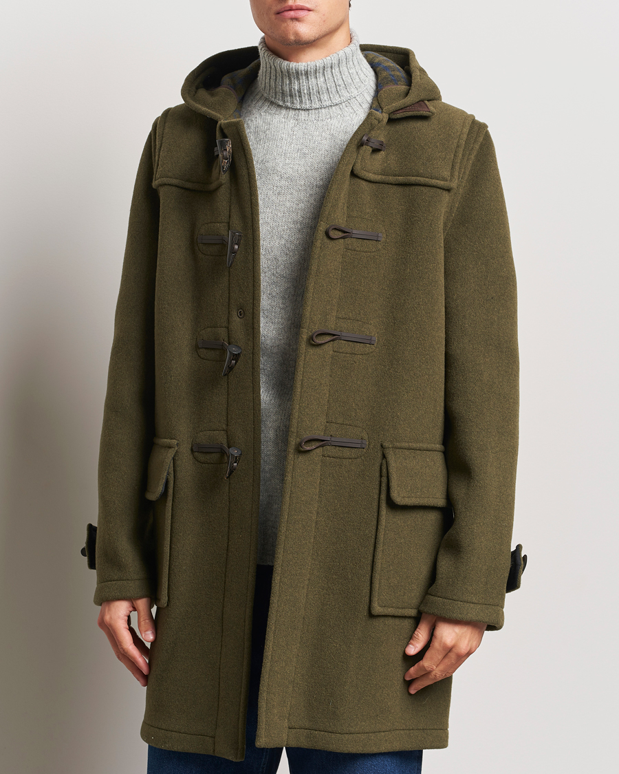 Heren |  | Gloverall | Morris Duffle Coat Loden/Check