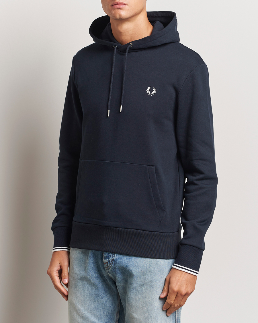 Heren |  | Fred Perry | Tipped Hoodie Navy