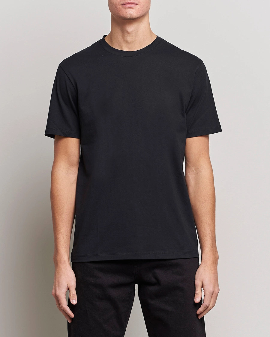 Heren |  | J.Lindeberg | Sid Cotton Crew Neck Tee Black