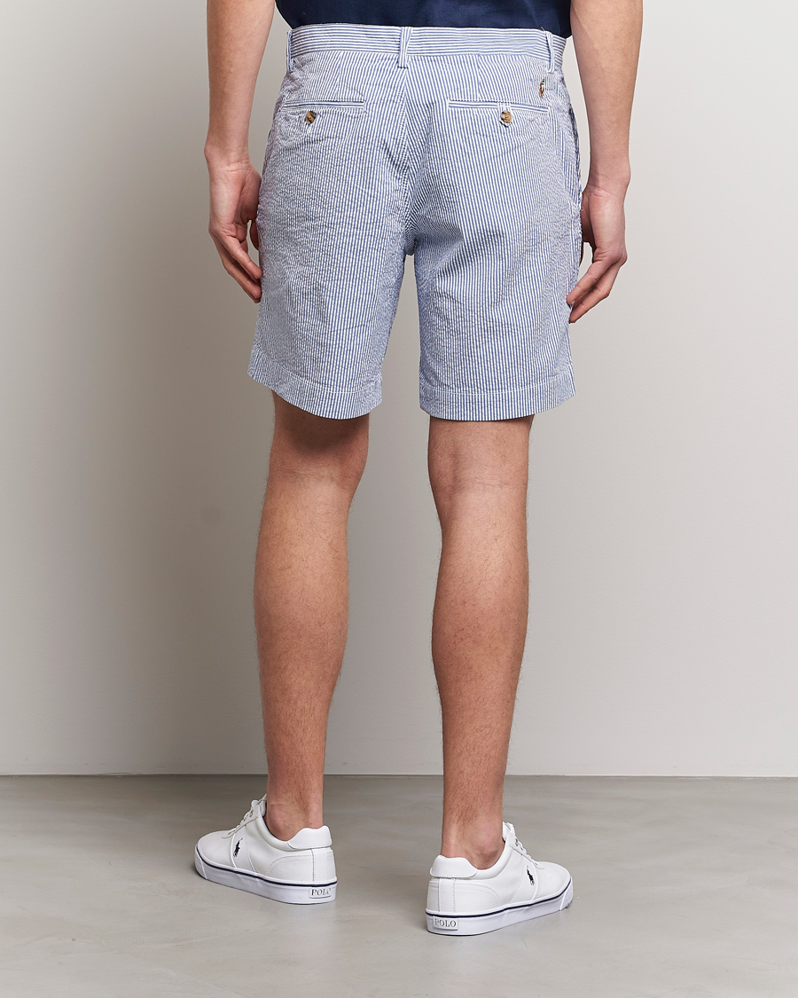 Heren | Korte broek | Polo Ralph Lauren | Bedford Seersucker Shorts Blue/White