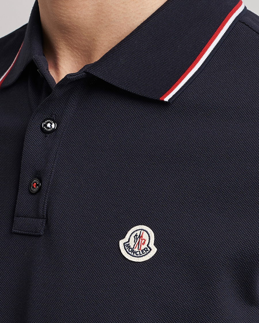 Moncler polo donkerblauw sale