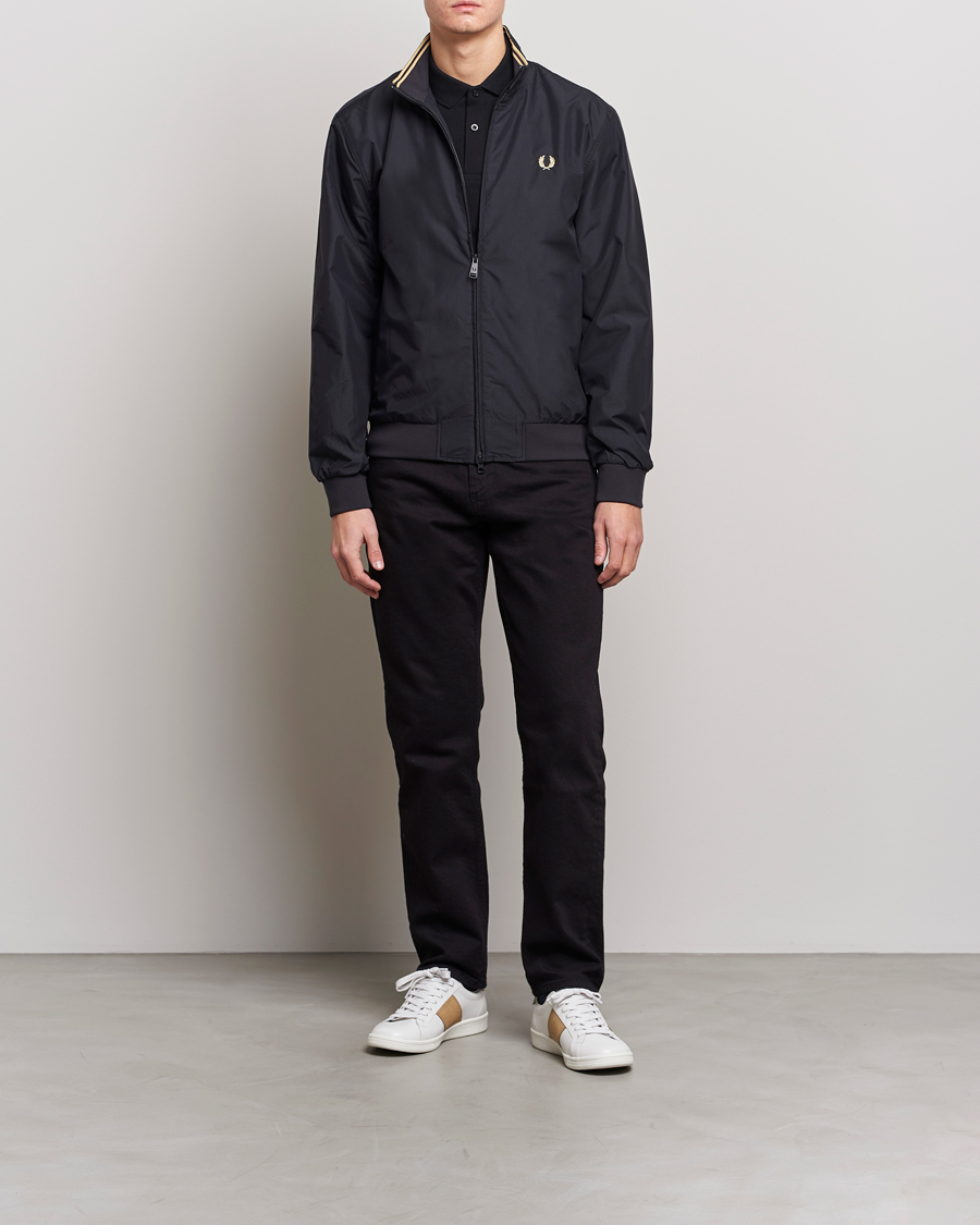 Fred Perry Brentham Jacket Black Man CareOfCarl