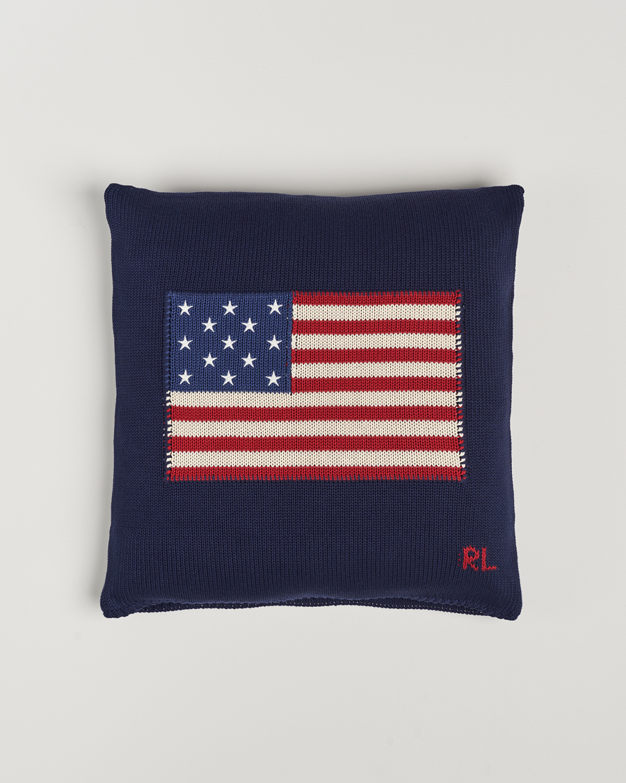 Heren | Thuis | Ralph Lauren Home | RL Flag 50x50 cm Throw Pillow Navy