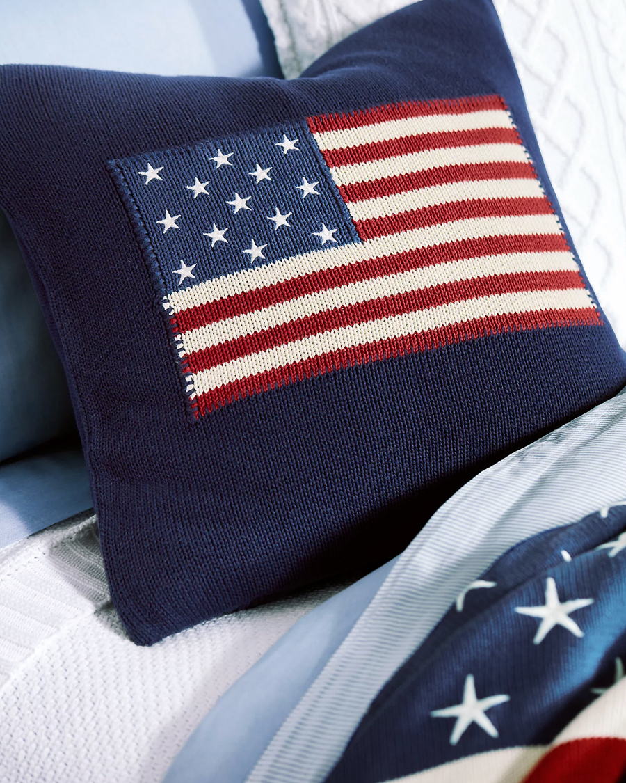 Heren | Thuis | Ralph Lauren Home | RL Flag 50x50 cm Throw Pillow Navy