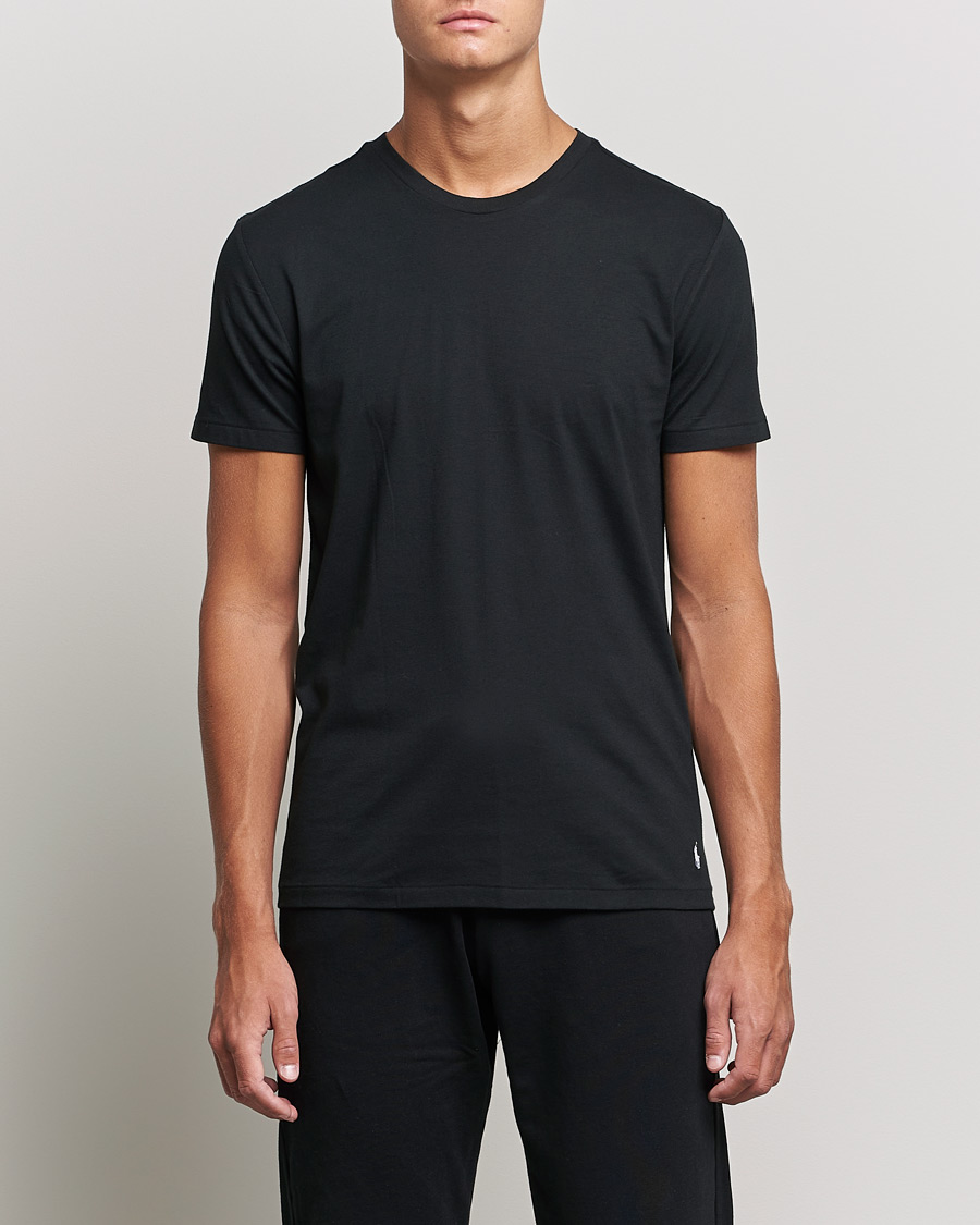 Heren |  | Polo Ralph Lauren | 3-Pack Crew Neck T-Shirt Black