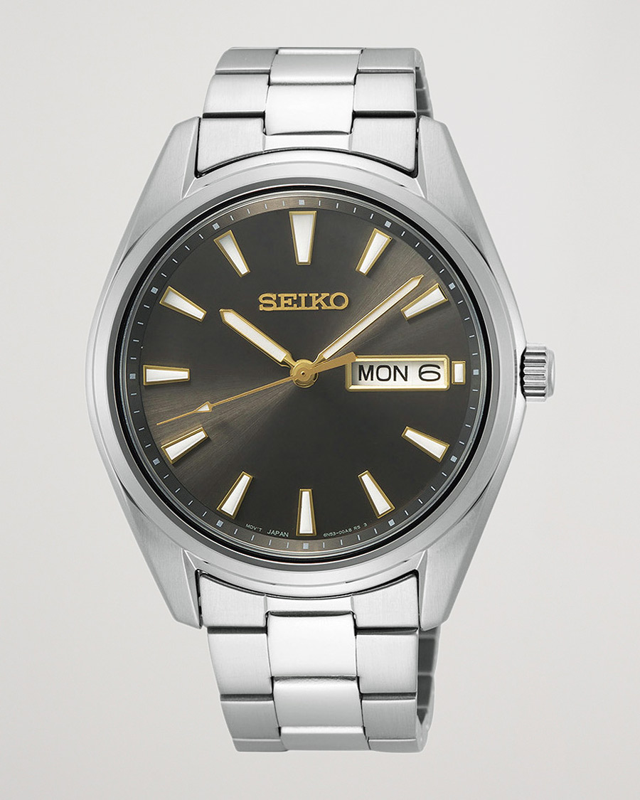 Seiko Classic Day Date 40mm Steel Grey Dial Man CareOfCarl