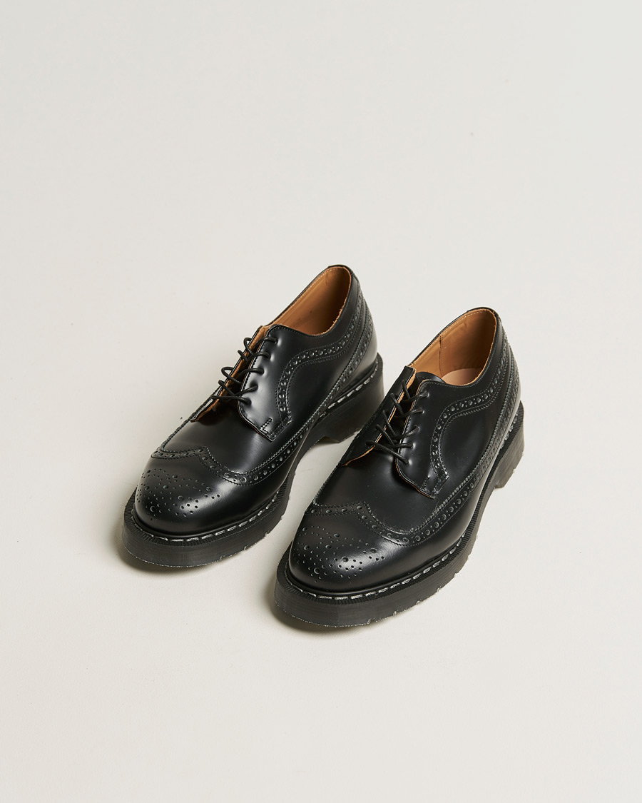 Heren |  | Solovair | American Brogue Shoe Black Shine