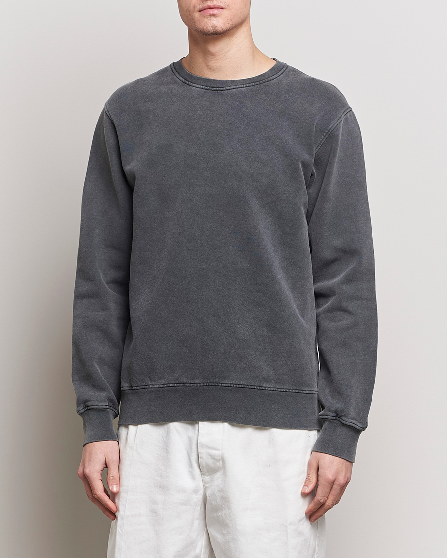 Heren | Colorful Standard | Colorful Standard | Classic Organic Crew Neck Sweat Faded Black