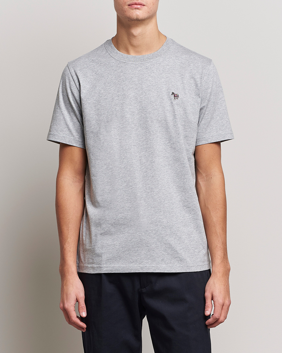 Heren |  | PS Paul Smith | Organic Cotton Zebra T-Shirt Grey