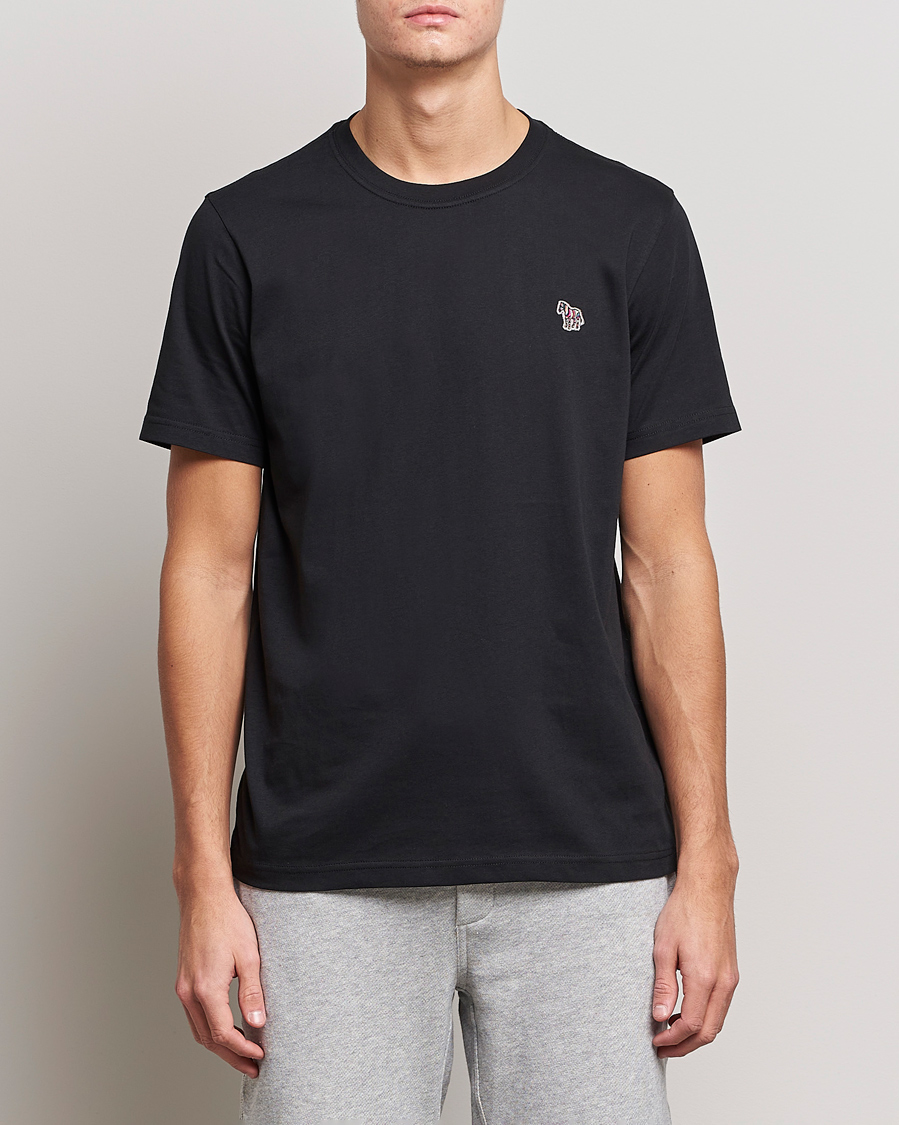 Heren |  | PS Paul Smith | Classic Organic Cotton Zebra T-Shirt Black