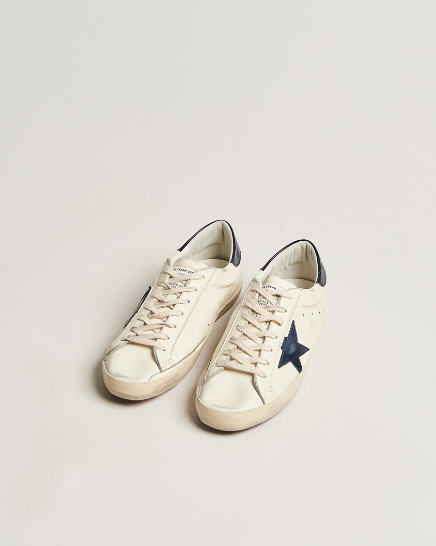 Heren |  | Golden Goose | Super-Star Sneakers White/Navy