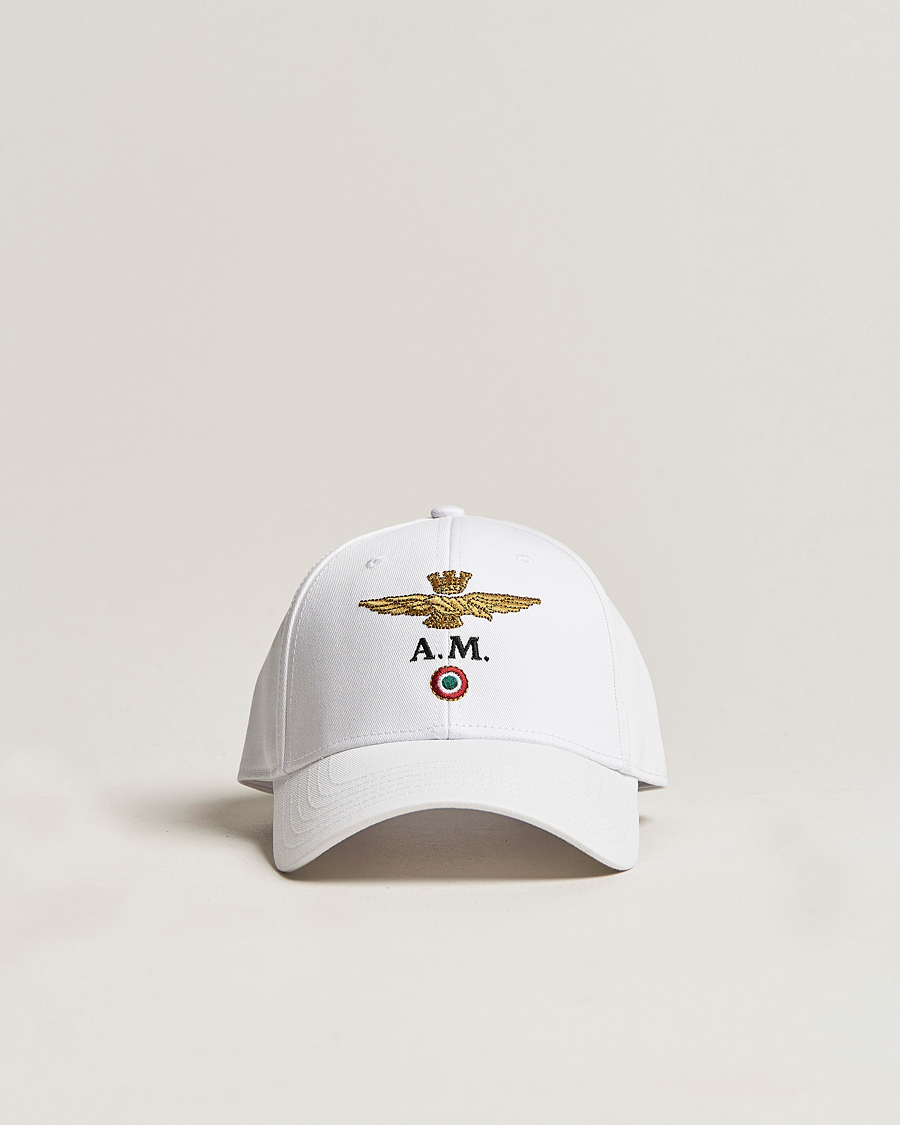 Aeronautica Militare Cotton Baseball Cap Off White