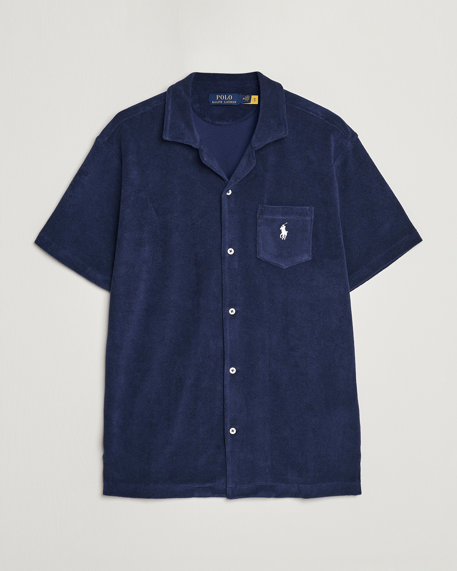 Heren | Overhemden | Polo Ralph Lauren | Cotton Terry Short Sleeve Newport Navy