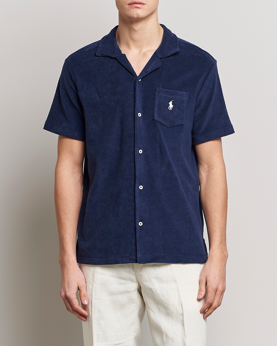 Heren | Overhemden | Polo Ralph Lauren | Cotton Terry Short Sleeve Newport Navy