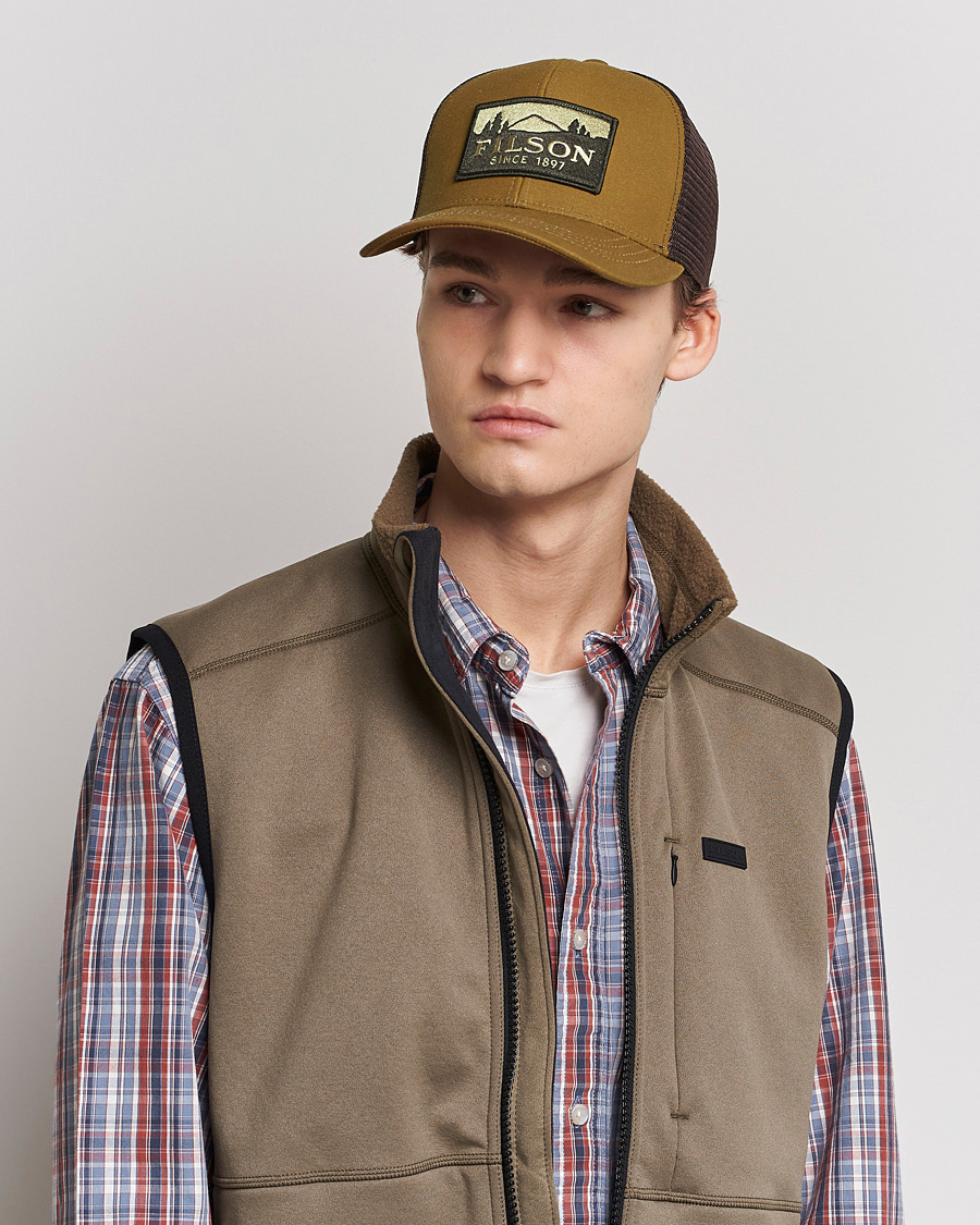 Heren |  | Filson | Logger Mesh Cap Dark Tan