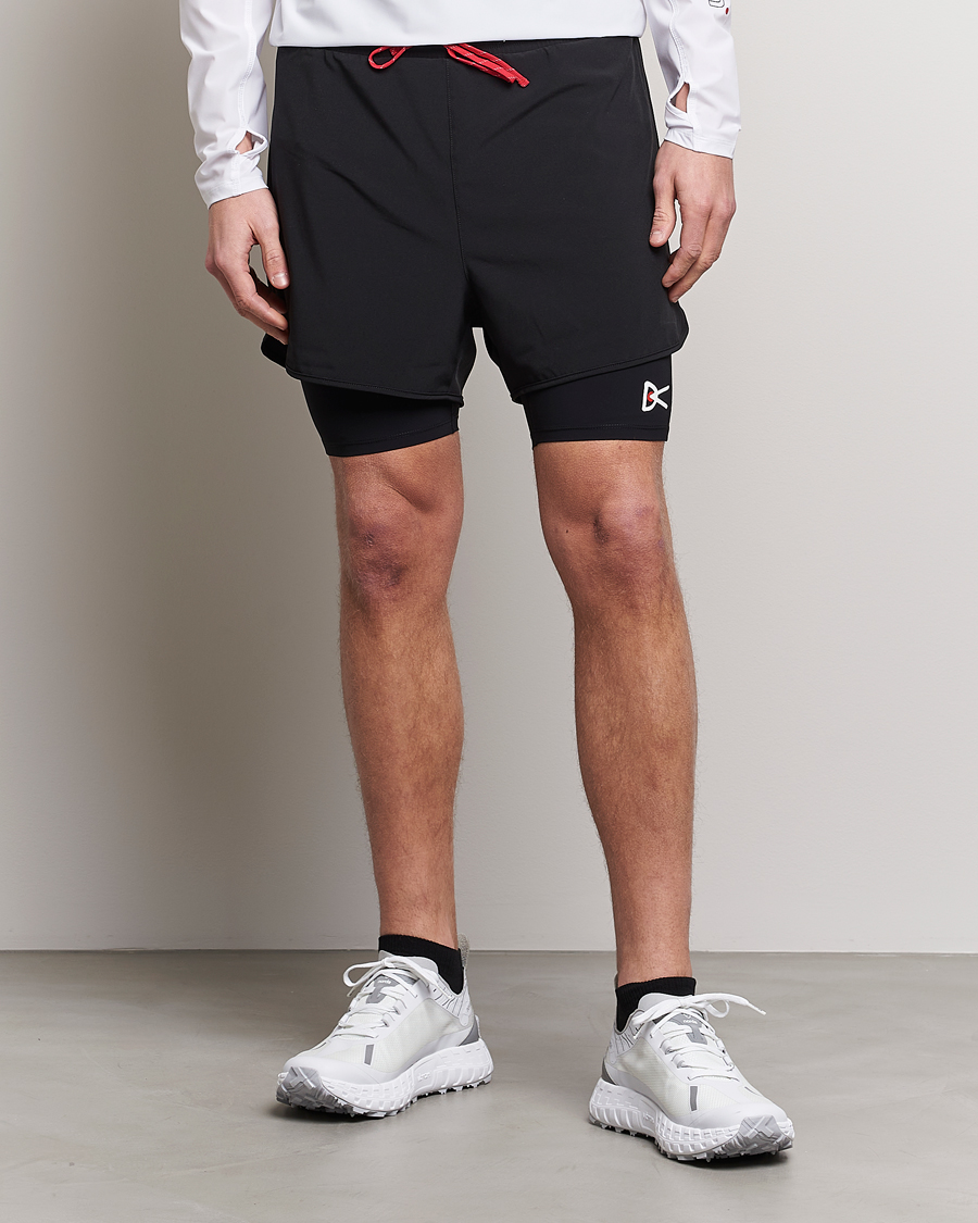 Heren | Korte broek | District Vision | Aaron Trail Shorts Black