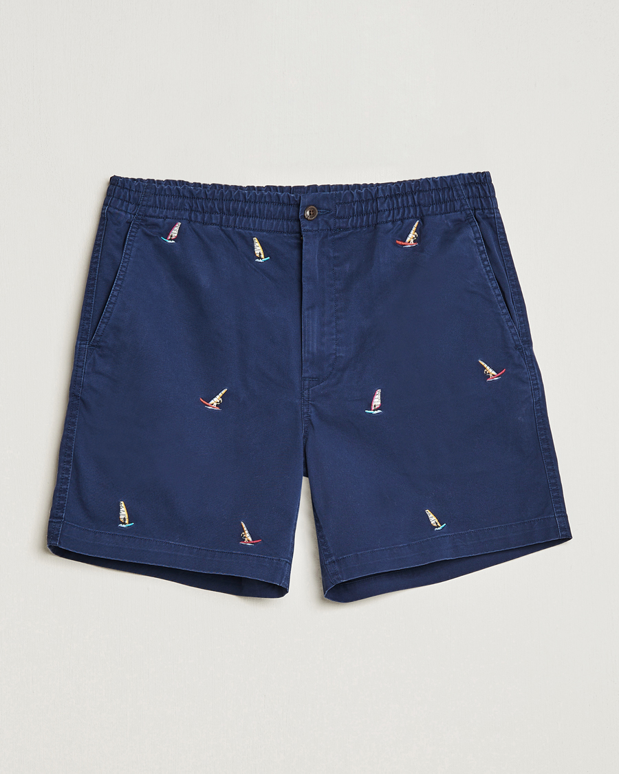 Polo Ralph Lauren Prepster Printed Twill Drawstring Shorts Navy