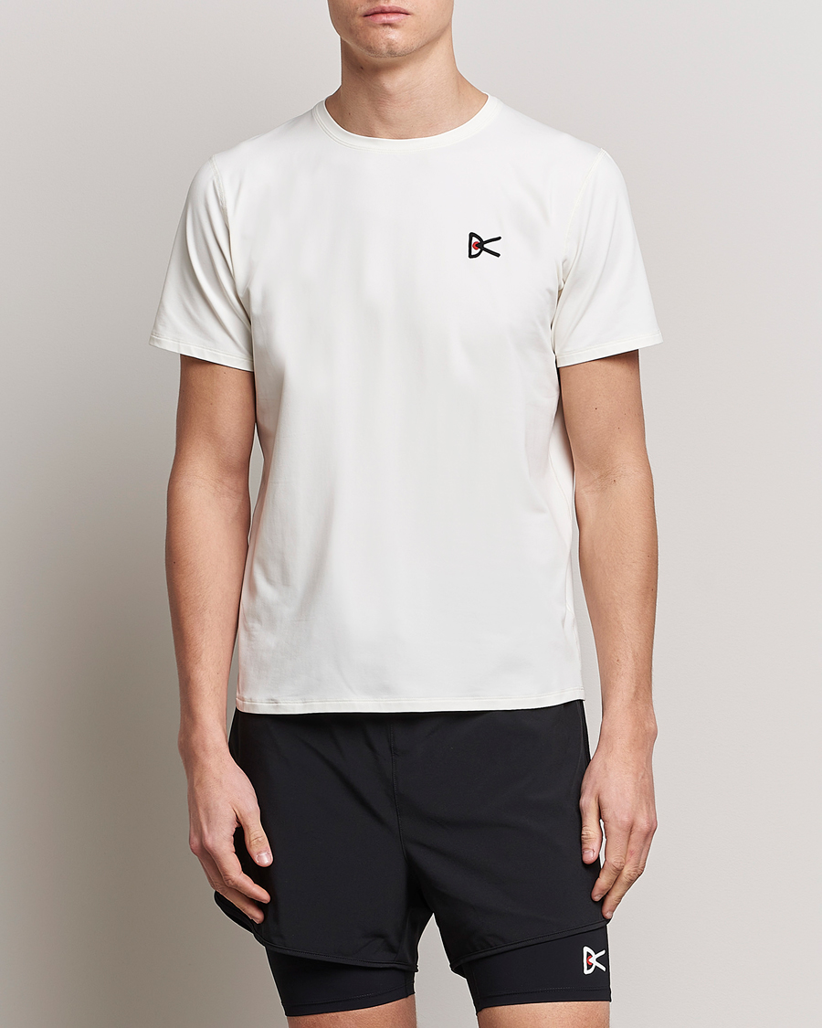 Heren |  | District Vision | Deva-Tech Short Sleeve T-Shirt White