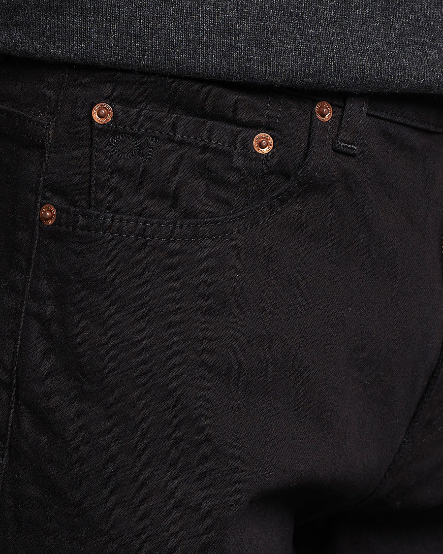 Heren | Jeans | Oscar Jacobson | Karl Cotton Stretch Jeans Black