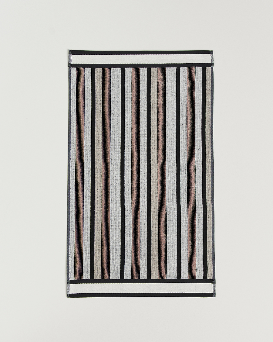 Heren | Stoffen | Missoni Home | Craig Hand Towel 40x70cm Grey/Black