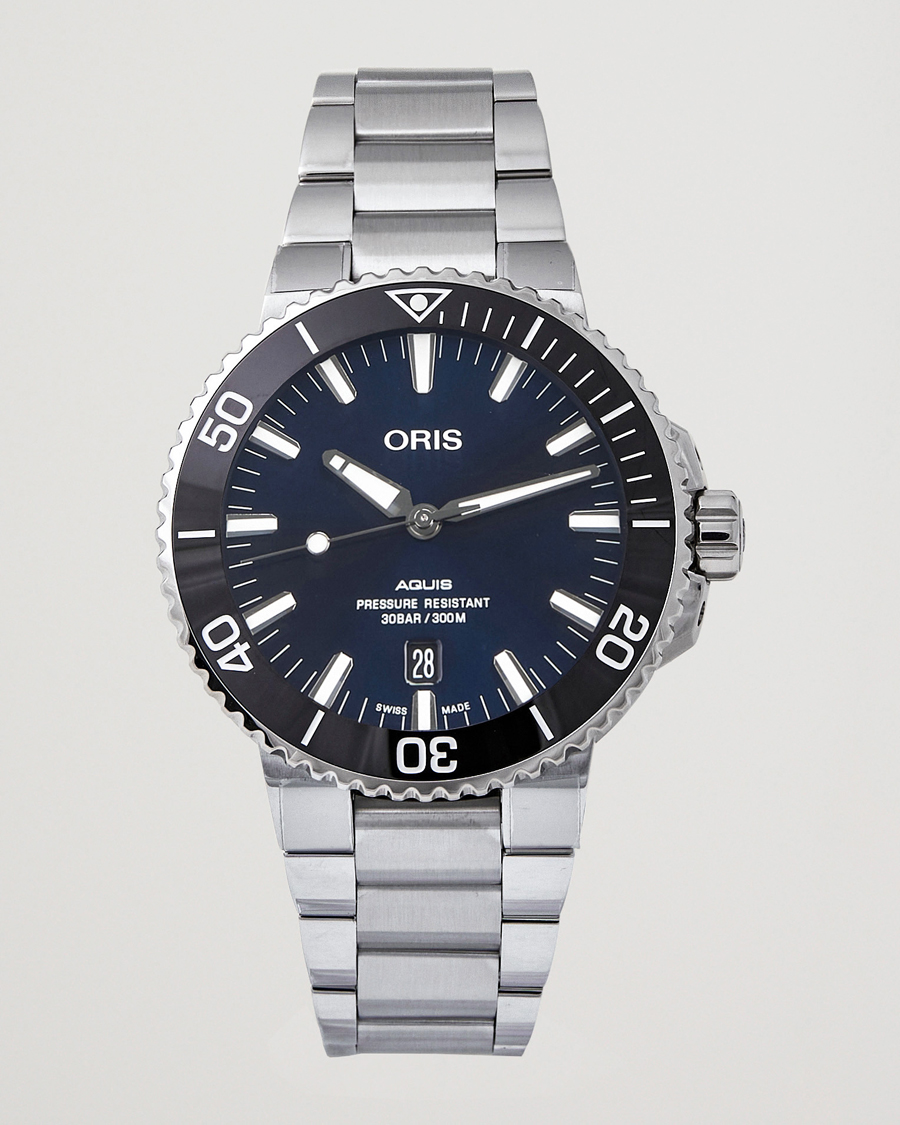 Oris Aquis Date 43 5mm Blue Man CareOfCarl.nl