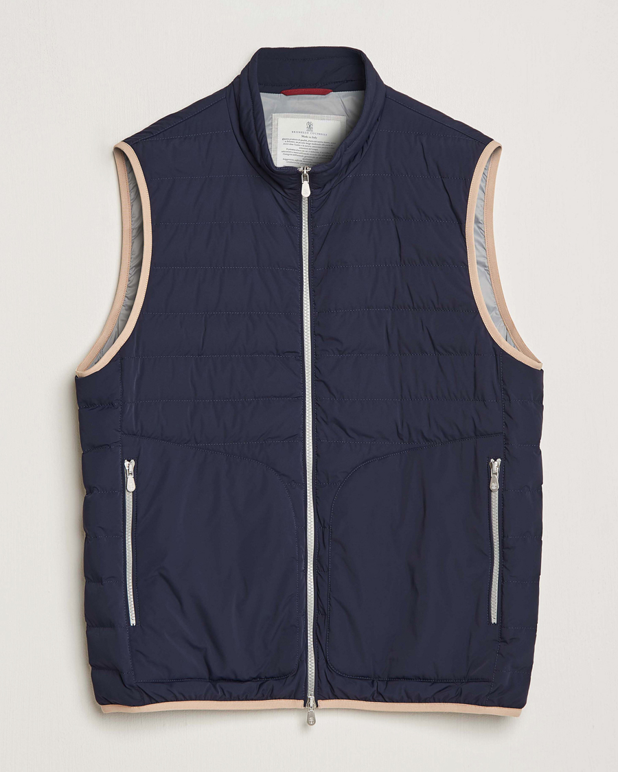 Brunello cucinelli store down vest