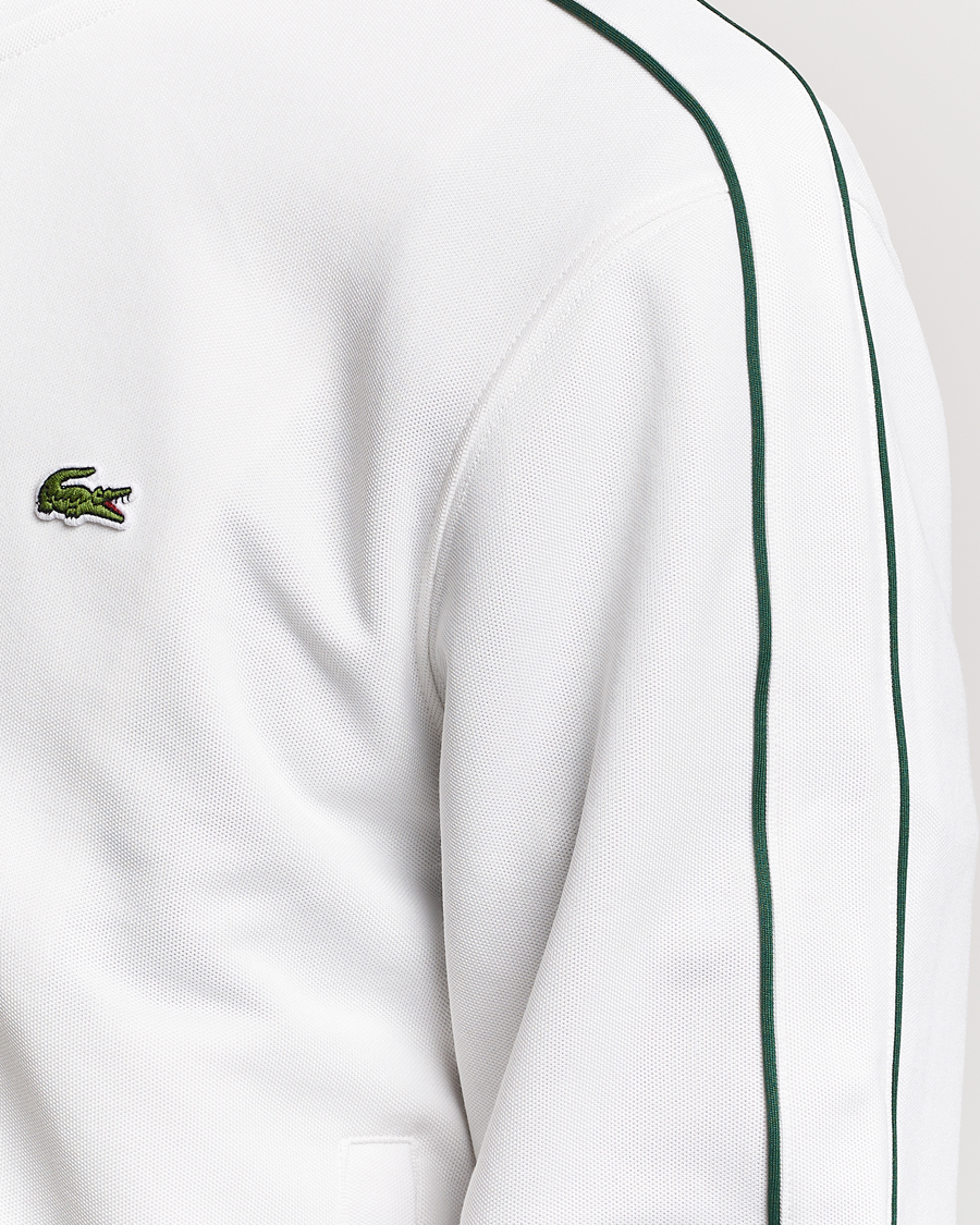 Lacoste Full Zip Sweater Flour