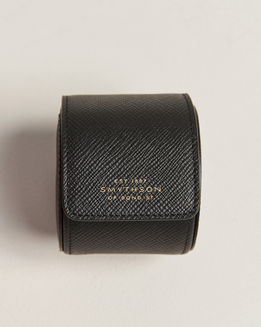 Heren | Horloge & juwelendozen | Smythson | Panama Single Watch Roll Black
