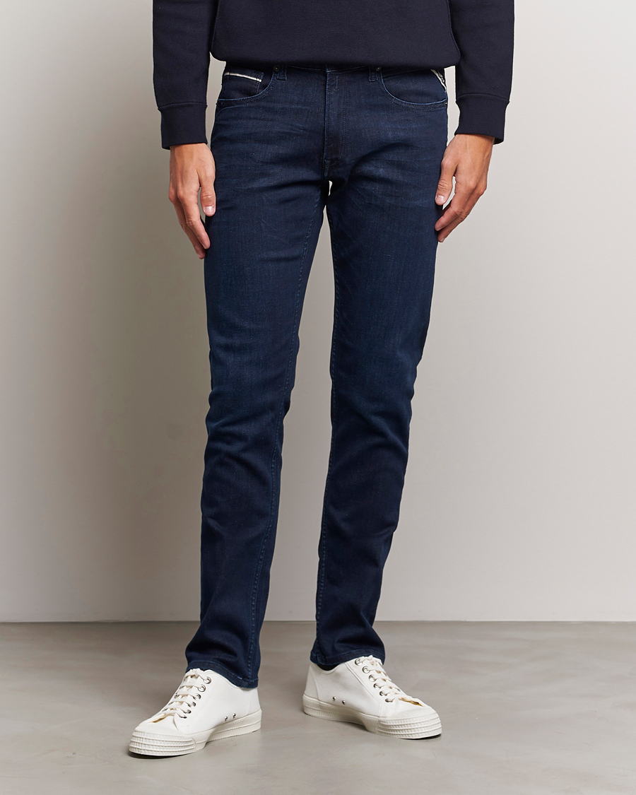 Heren | Jeans | Replay | Grover Powerstretch Jeans Dark Blue